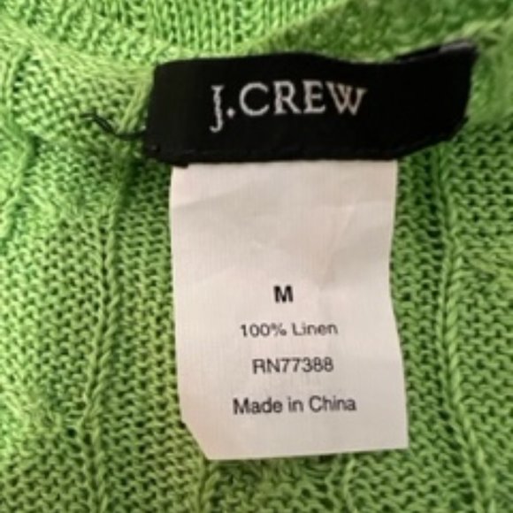 J.crew green medium sweater - Picture 2 of 3